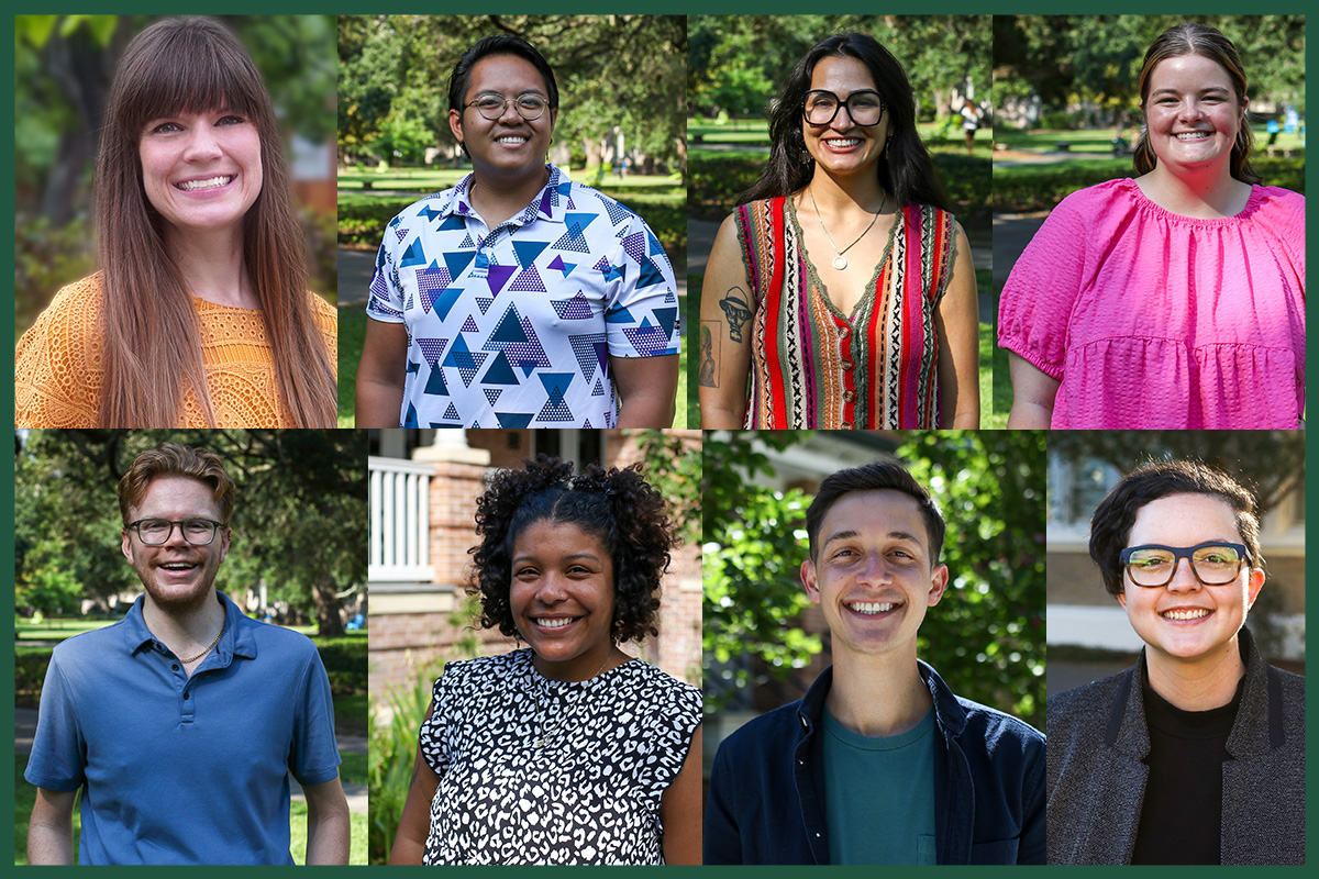 collage of photos of the first-year experience team